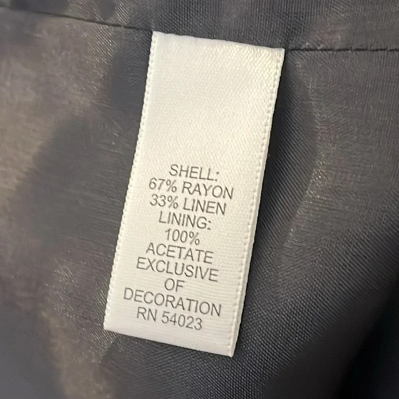 Banana Republic | Linen/Rayon blend Floral fitted sheath dress Women’s size 6 - Picture 10 of 11